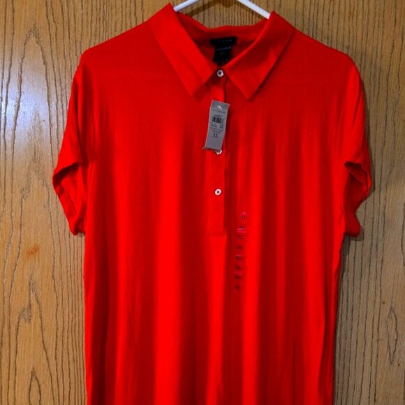 Ann Taylor  Red Polo Shirt - Picture 1 of 2